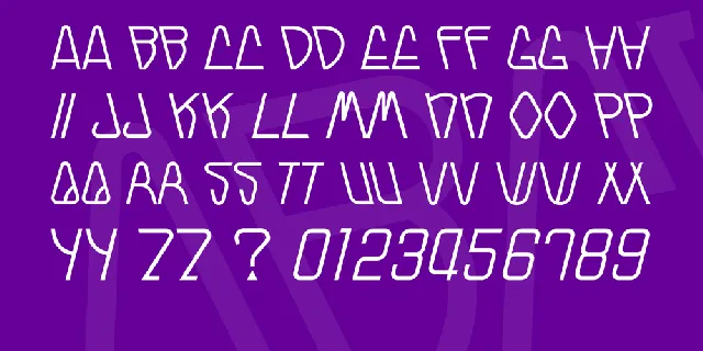 Mizzenie font