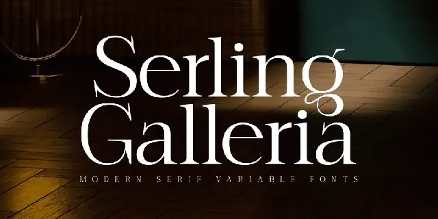 Serling Galleria Family font