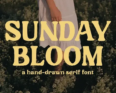 Sunday Bloom font