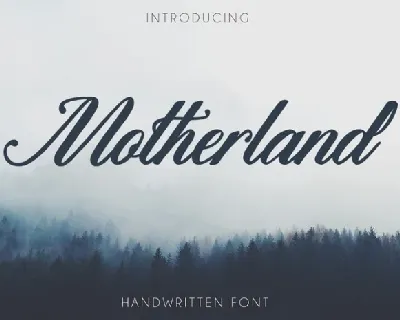 Motherland font