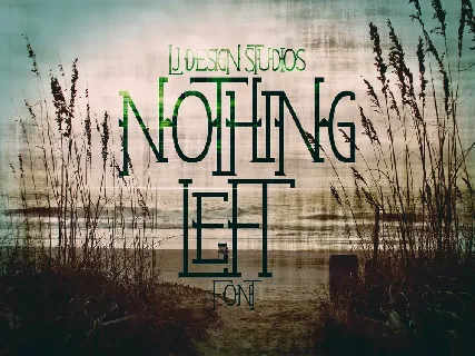 Nothing Left font