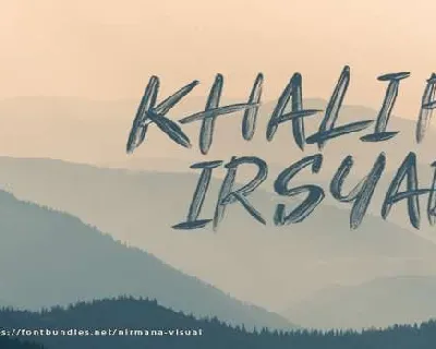 Khalif Irsyad font