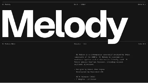 BL Melody font