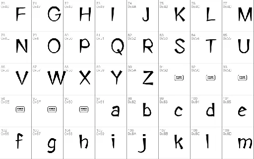 Hiccup Free Trial font