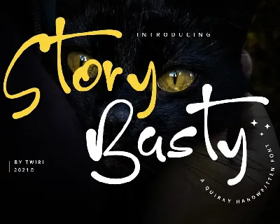 Story Basty font