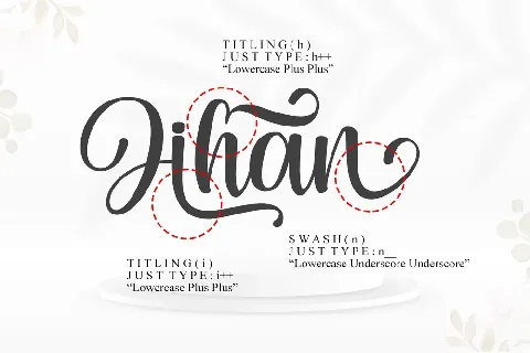 Jihan - Personal Use font