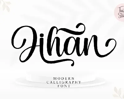 Jihan - Personal Use font
