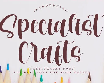 Specialist Crafts font