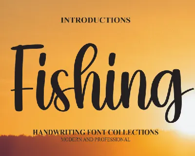 Fishing font