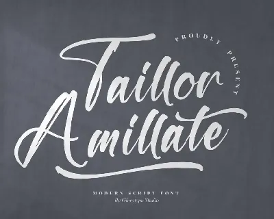 Taillor Amillate font