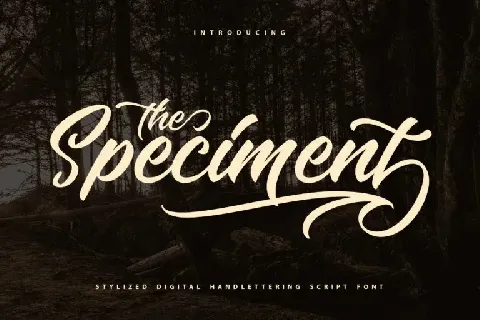 The Speciment font