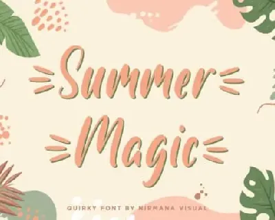 Summer Magic Script font