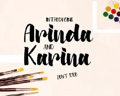 Arinda Brush font