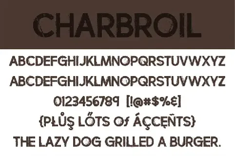 Charbroil font