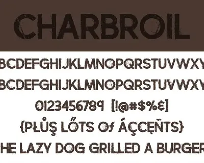 Charbroil font