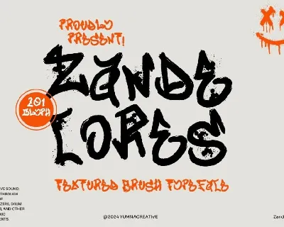 Zande Cores font