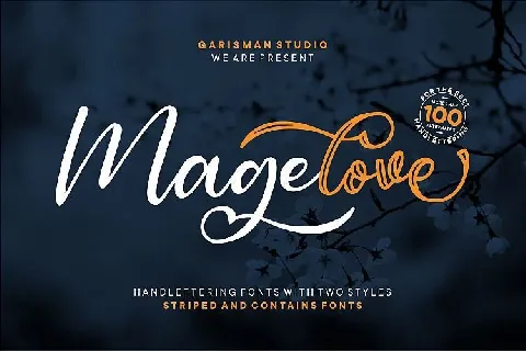 Magelove Handlettering font