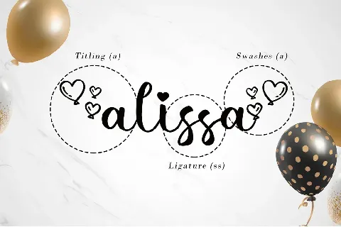 Lovely Balloon font