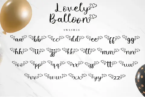 Lovely Balloon font