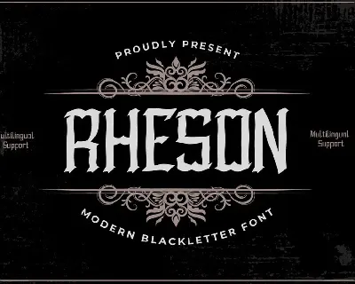 RHESON font