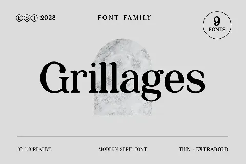 Grillages font