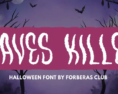 Waves Killer font