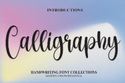 Calligraphy Typeface font