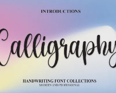 Calligraphy Typeface font