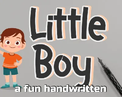 Little Boy font