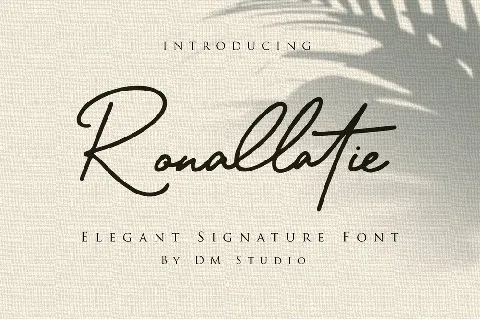 Ronallatie font