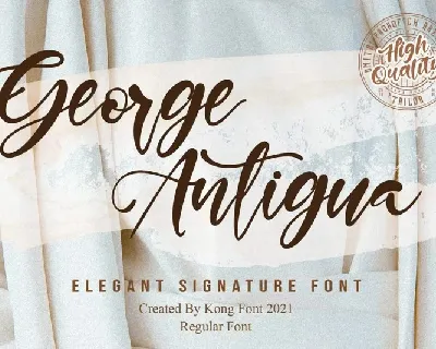 George Antigua font