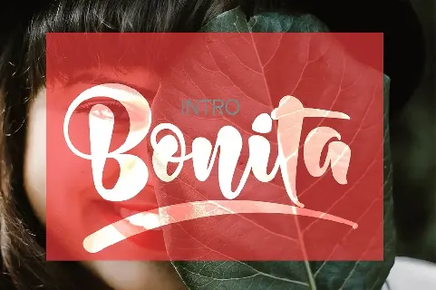 Bonita Bold Script font