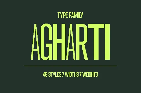 Agharti Family font