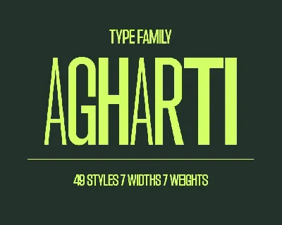Agharti Family font