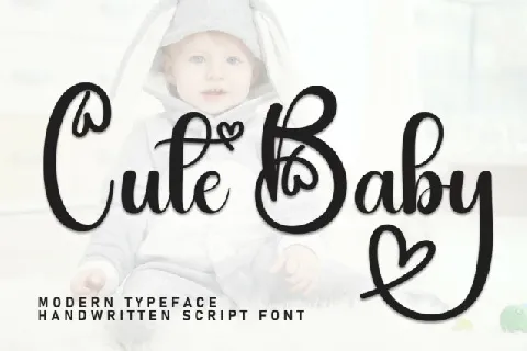 Cute Baby Script font