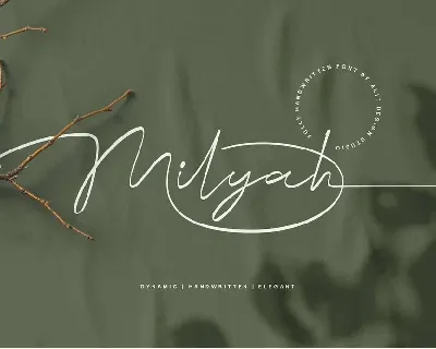 Milyah font