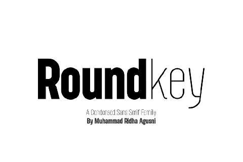 Roundkey Family font
