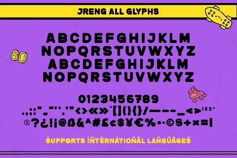 Jreng font