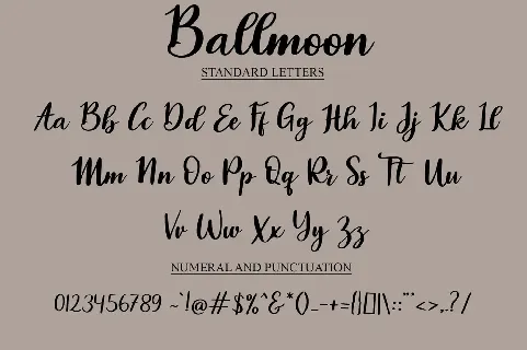 Ballmoon font