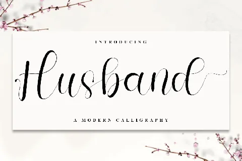 Husband font