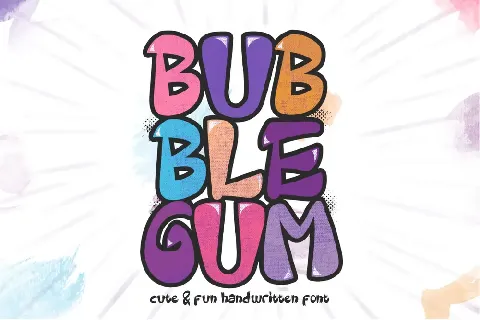 Bubblegum font