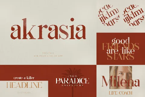 Akrasia font