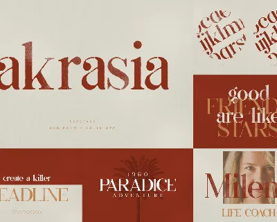 Akrasia font