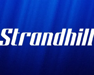 Strandhill font