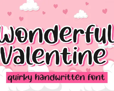 Wonderfull Valentine font