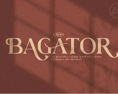 Bagator font