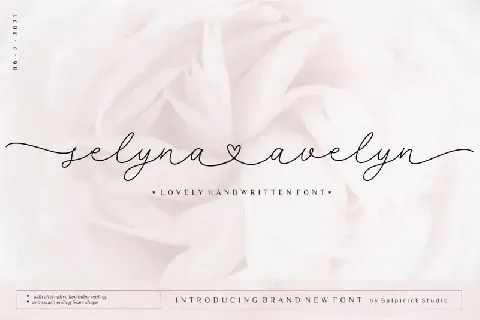 Selyna Avelyn Script font