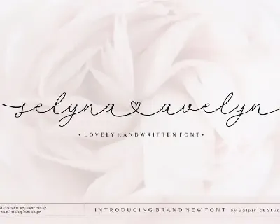 Selyna Avelyn Script font