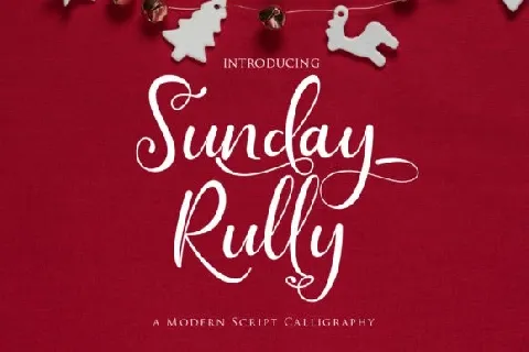 Sunday Rully font