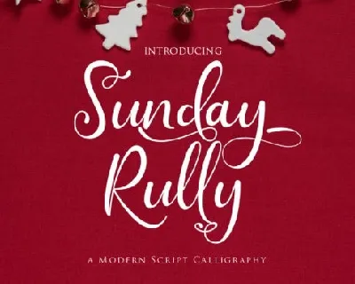Sunday Rully font